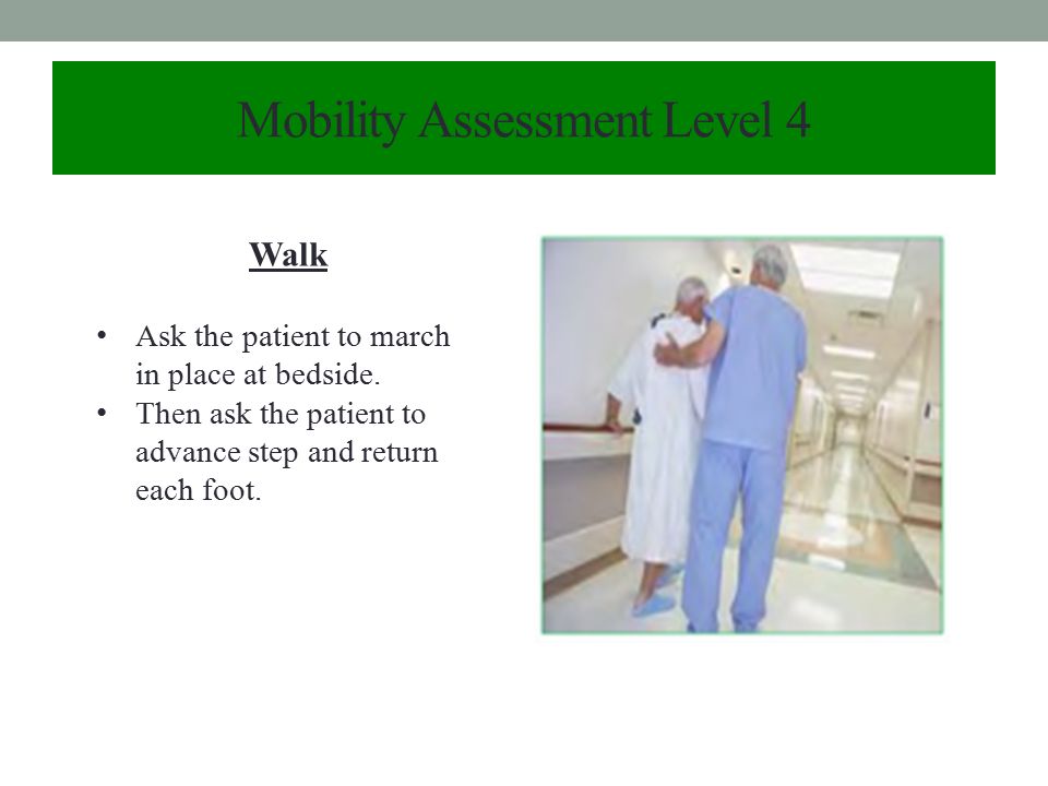 Bedside Mobility Assessment Tool BMAT For Nurses Ppt Video Online